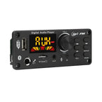 80W Bluetooth MP3 Decoder Board 2*40W Amplifier Audio Player 8V-24V DIY MP3 Player Car FM Radio Module TF/USB/Mic/Record Call