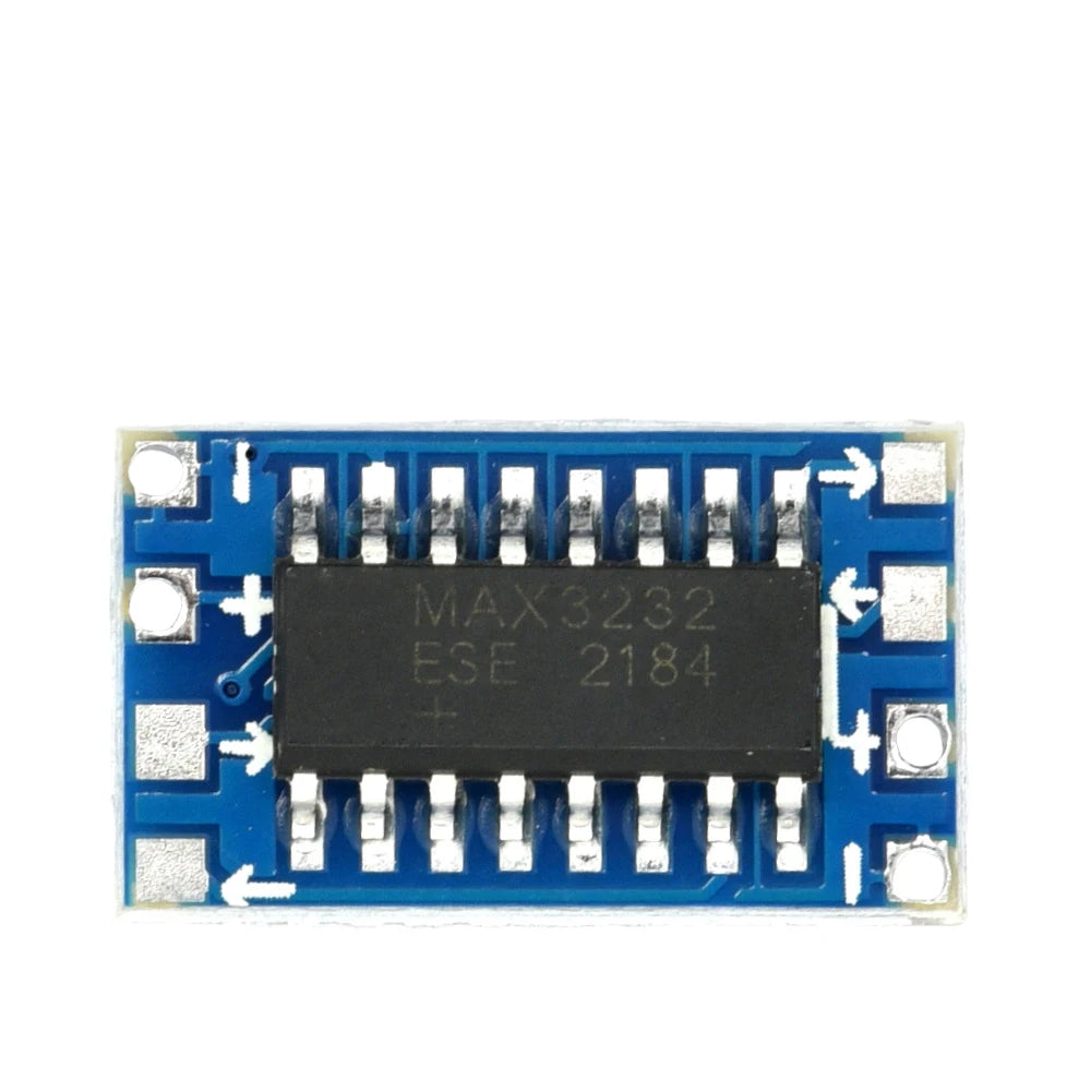 1-100PCS MAX3232 RS232 to TTL Converter Module – 3.3V/5V Compatible, Mini Serial Level Shifter for Arduino
