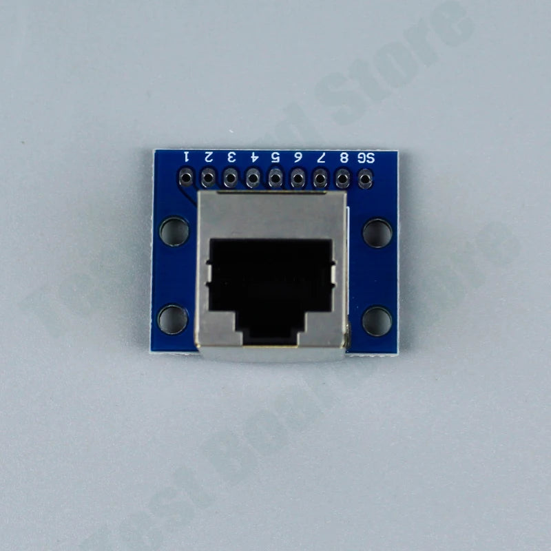 1Pce RJ45 Ethernet Port 8P Vertical Horizontal Test Board Bent Pin Straight Pin Network Port Adapter Circuit Board Connector