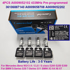 For BMW 5 7-Series G30 G11 X3 X4 X6 Mercedes-Benz A E GLE-Class 433MHz TPMS SENSOR A0009052102 36106887140 6887147-01 0009052102