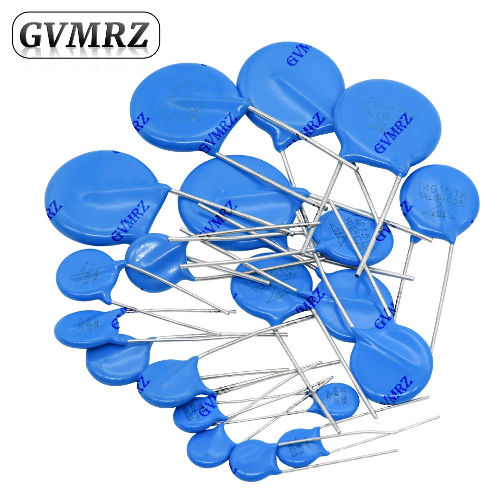 MOV Metal Oxide Varistor DIP Type 07D 10D 14D 20D Series Assorted Models for Electronic Circuit Use
