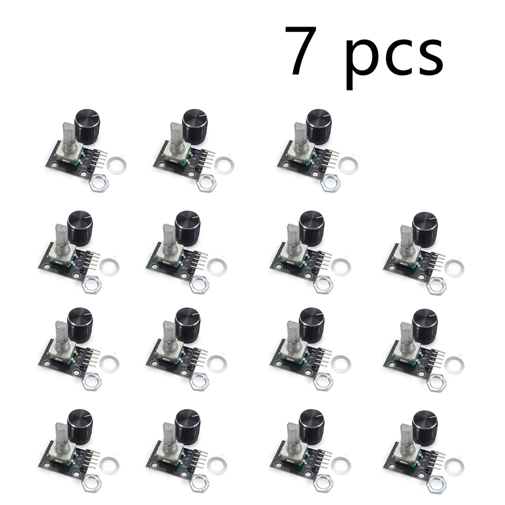 1 to 8 PCS KY-040 360 Degrees Rotary Encoder Module with Knob Cap 5V Brick Sensor Switch Development Board Module for R3 Board