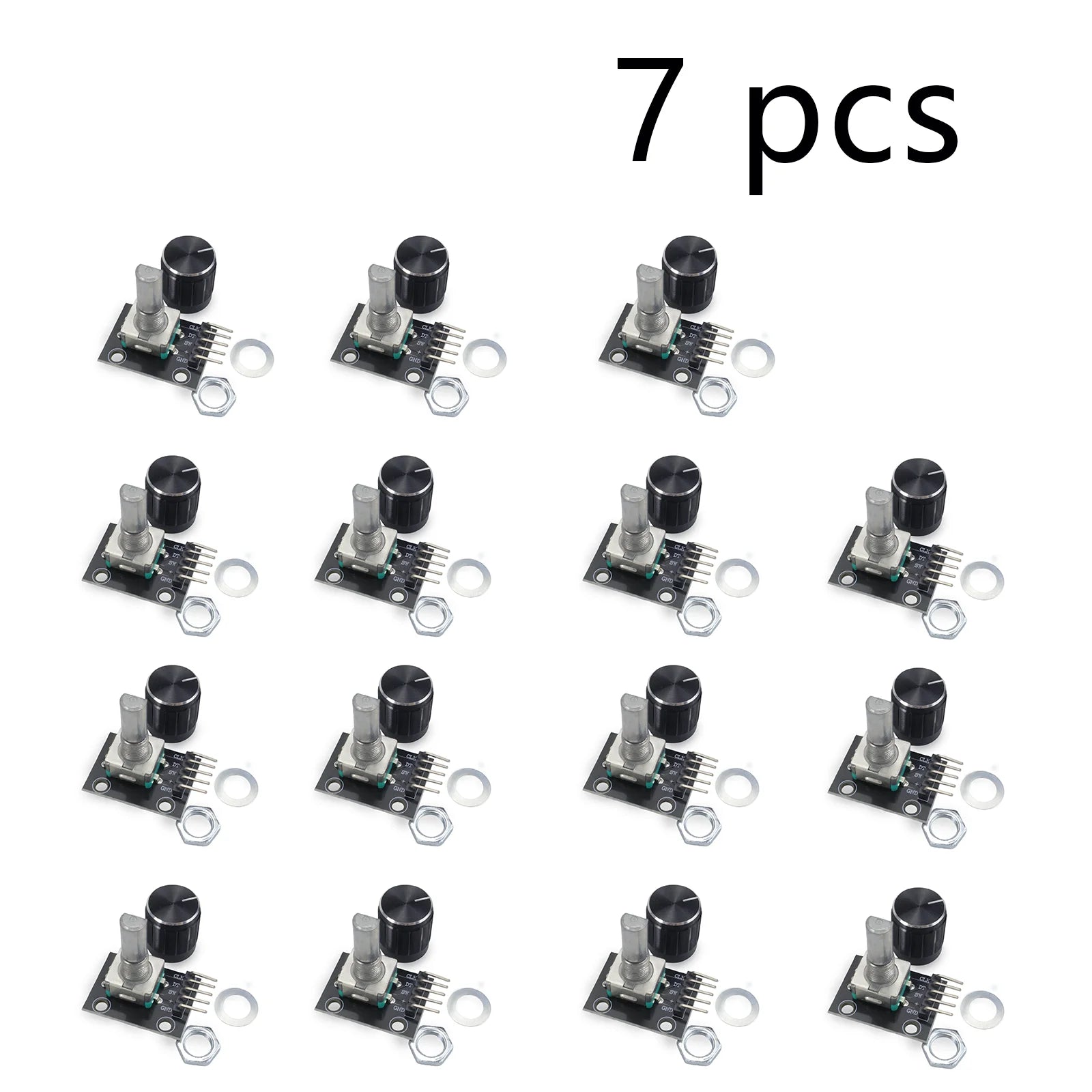 1 to 8 PCS KY-040 360 Degrees Rotary Encoder Module with Knob Cap 5V Brick Sensor Switch Development Board Module for R3 Board