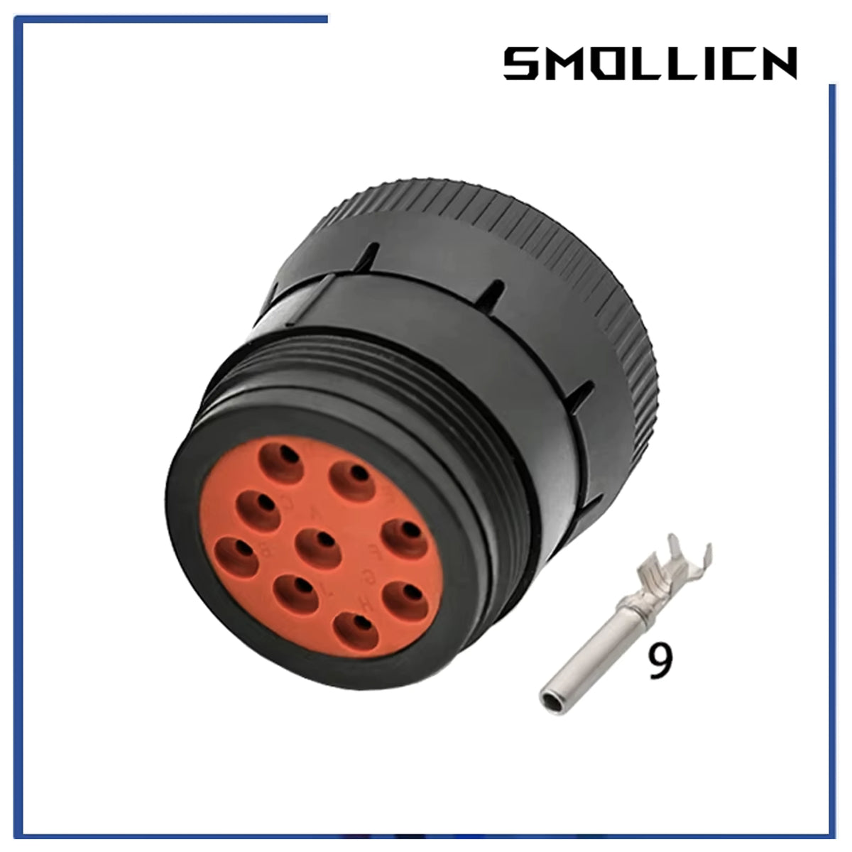 1 Set Deutsch 9 Pin Waterproof Auto Connector Diagnosctic Tool Circular Plug HD16-9-1939P HD16-9-1939S For Track J1939