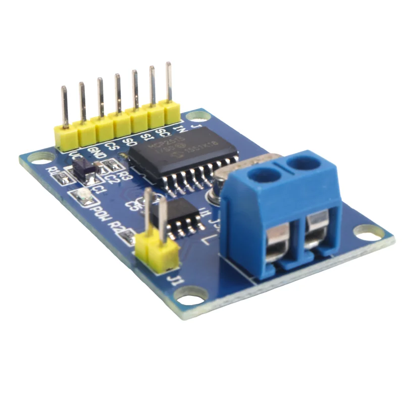 1pcsMCP2515 CAN Bus Module TJA1050 Receiver SPI Interface Industrial Grade 120Ω Resistor 1Mb/s for Arduino Automotive Diagnostic