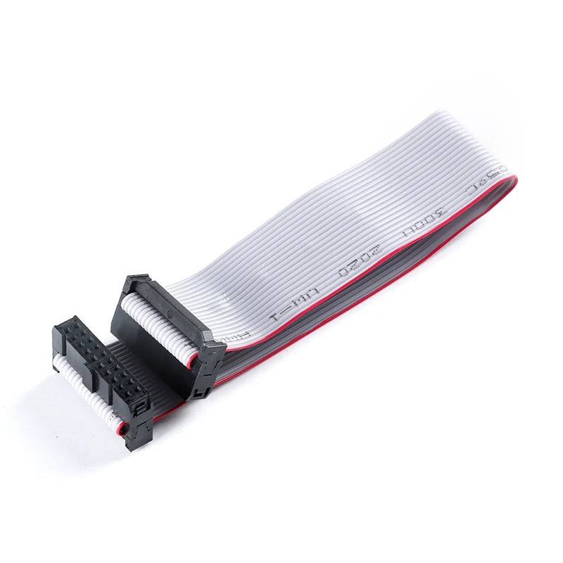 Gray Flat Ribbon Cable 1.27MM 2.0MM 2.54MM Pitch AVR 20cm Data Line Wire FC-6/8/10/12/14/16/20/24/26/30/34/40/50P Pin Connector