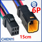 2 3 4 6 8 Pin JWPF-VSLE-S JWPF-VSLE-D Auto Waterproof Electronic Connector Wire Harness Butt Plug JST-02T 02R Black or white