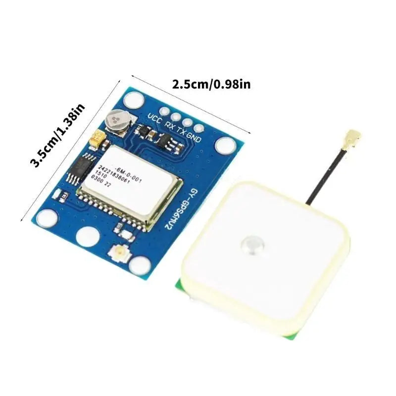652F GY-GPS6MV2 Module 25x25mm Lareg Antennae with EEPROM and Backup Battery for Drones Enthusiasts