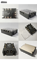 Three Phase Solid State Relay  DC Control AC 380V 3f SSR 40DA 10DA 25DA 80DA 100DA Module 3-32VDC Input 24-480VAC Load