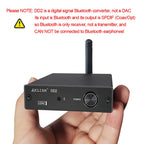 AkLIAM DD2 LDAC Aptx-Adaptive Bluetooth 5.4 to SPDIF Coaxial and Optical Output Digital Interface APTX-HD LDAC Converter