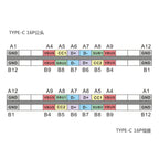 YuXi 1Pcs Type-C Male / Female to Male / Female USB 3.1 Test PCB Board Adapter Type C 16P 24P 2.54mm Connector Socket