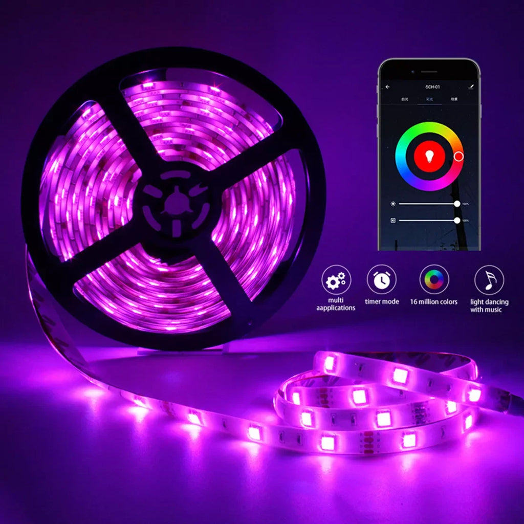 DC5-24V Tuya Wifi Wireless LED Controller Support iOs Android APP Alexa Google Voice Control for DIM CCT RGB RGBW RGBCCT Strip