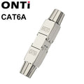 ONTi-Cable Extender Junction Adapter, RJ45 Lan Cable Extension Connector, Full Shielded Toolless Connection Box