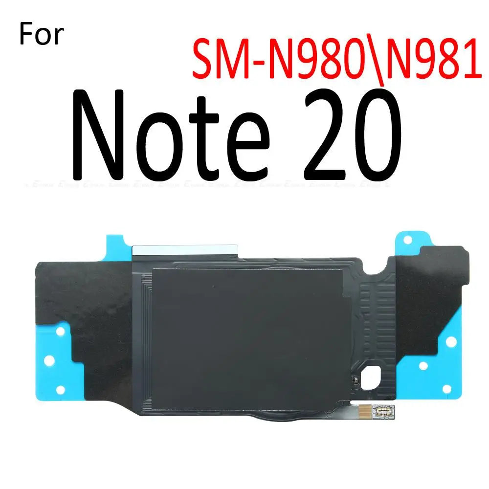 Wireless Charging Charger Receiver Coil NFC Compass Module Flex Cable For Samsung Galaxy Note 8 9 10 Plus 20 Ultra