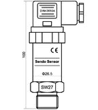 0 5V 0 10V pressure sensor transmitter 4 20ma 0-20mA signal 0.5 4.5V 40mpa 35kpa 5mpa 10 bar gauge 1/4 1/2" NPT thread hydraulic