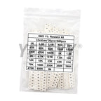 200pcs 660pcs 720pcs 4000pcs 0402 0603 0805 1206 1210 2512 smd resistor kit assorted kit 10k 100k 1k 1r 100r 220r 1% 5%