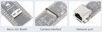 ESP32-S3 PoE RJ45 / OV2640 OV5640 Camera Development Board / W5500 / Micro-SD compatible for Raspberry Pi