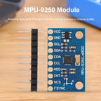 GY-9250 MPU9250 9-axis/9-axis Attitude Sensor Board Module IIC/SPI Gyro+Accelerator+Magnetometer Measurement Sensor Module 3-5V