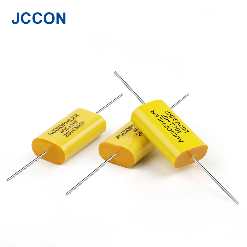2Pcs 250V MKP Capacitor Audiophiler HIFI Fever Audio Metal Film Coupling Frequency Dividing 1UF 1.5UF 1.8UF 2.2UF 2.7UF 3.3UF