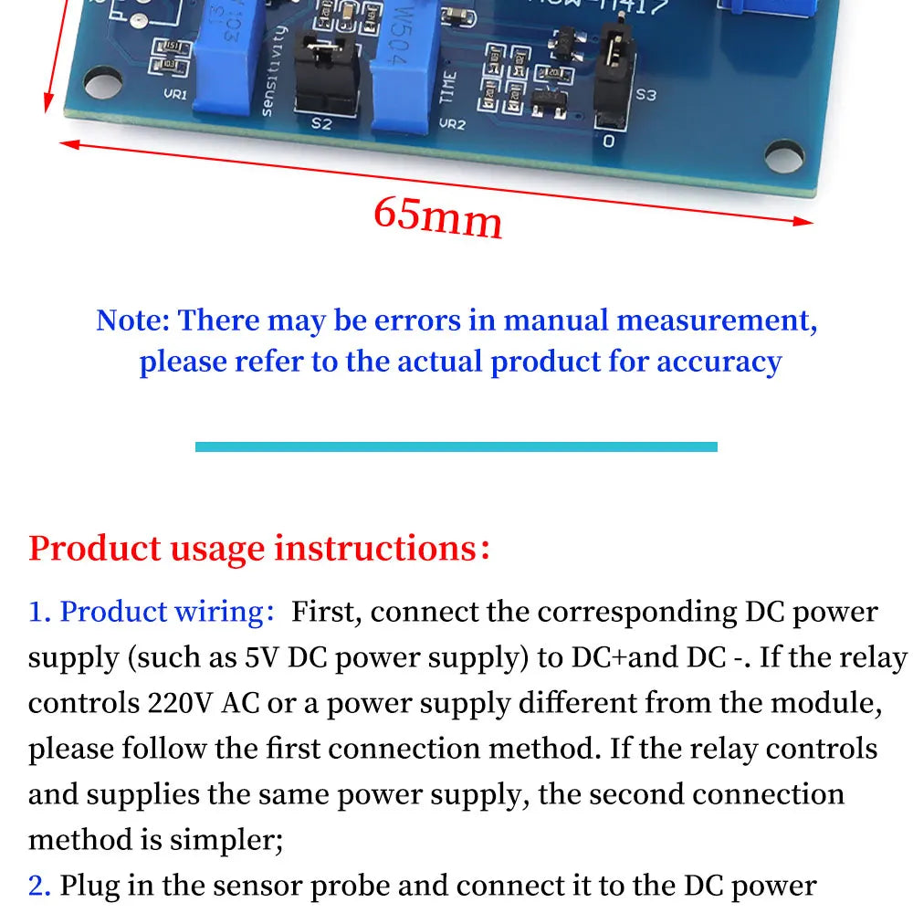 5V 12V 24V Photoresistor Relay Module Light Brightness Sensor Timer Detection Controller Switch On/Off With Wires for Car Board