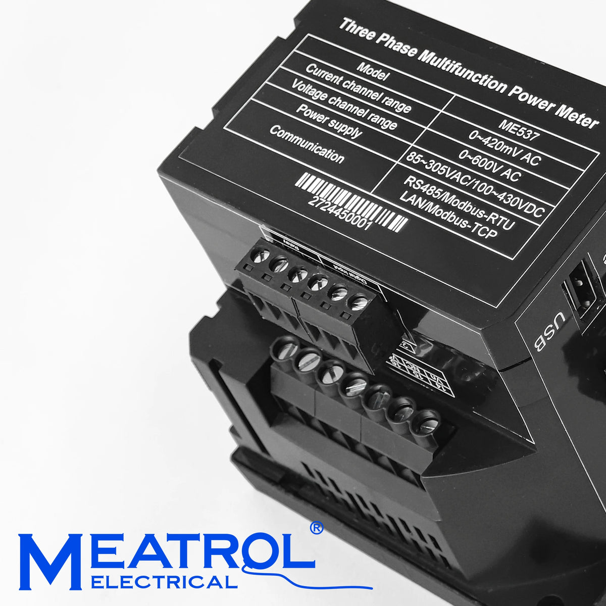 2026 NEW Power Meter Power Quality Analyzer ME537 Current Voltage Power Factor Measurement Rogowski Coil Energy Meter