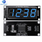 TM1637 LED Display Module 4 Digit Time Indicator Tube 7 Segment Digital Indicator Tube 0.56 Inch Digital LED Module
