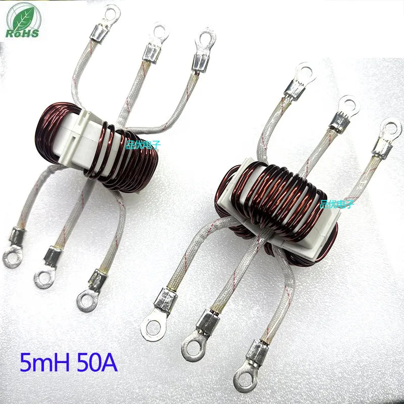 EMI EMC three-phase filter common mode inductor choke coil 1mh 100A 2mh 60A inductance can be customized