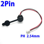 USB-C 2P High Current Charging Socket with PH2.54 Nut Snap Lock Plate USB TYPE-C Female Type C Waterproof Female Connector JacK