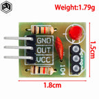 KY-008 650nm Laser Transmitter Module with Laser Sensor Module Non-Modulator Tube Laser Receiver Module Kit