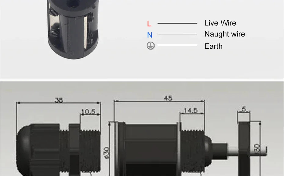 IP68 RJ45 Network Connector with LAN Wire M20 Waterproof Ethernet Retardant Terminal Connectors Quickly RJ45 Panel Plugs with DC