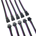 10/20/50 Pairs 4pin SM JST 15cm Cable Female/Male connectors for Led Strip RGB 5050 3528 WS2801 APA02 WS2815 WS2813