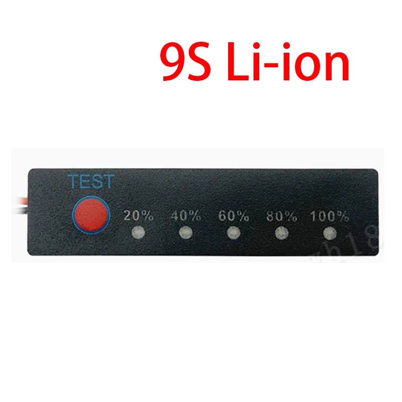 1-24S 7S 8S 10S 13S LifePO4/Li-ion Battery Packs Capacity Indicator Meter Power Level Tester Module Display Board Panel