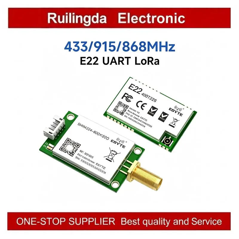 EBYTE E22-T Series LoRa SMA-K Wireless Module  E22-900T22D E22-900T30D E22-900T22S EWM22M-900T22S  E22-900T30S E22-900T22U