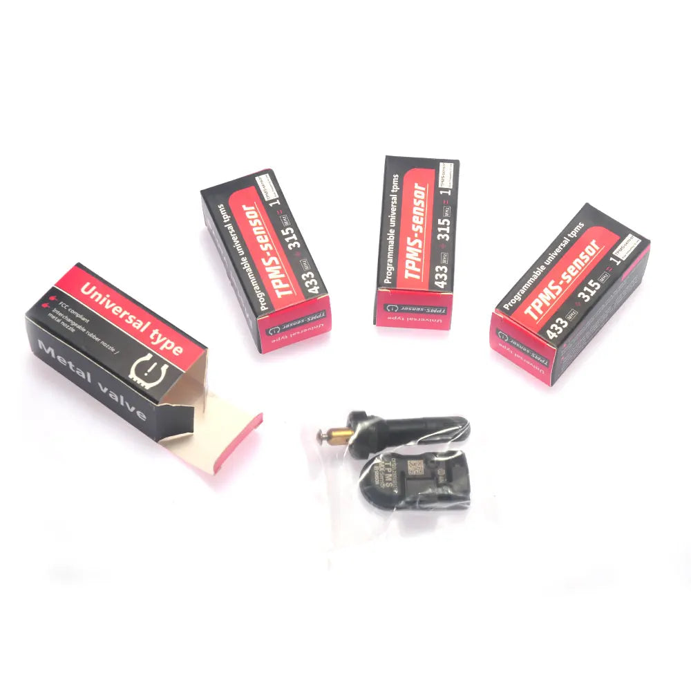 Programable TPMS Sensors 2 in 1 433MHz+315MHz Support Programing with TS501 TS508 TS601 TS608 ITS600E MK808TS MK808S-TS MP808TS