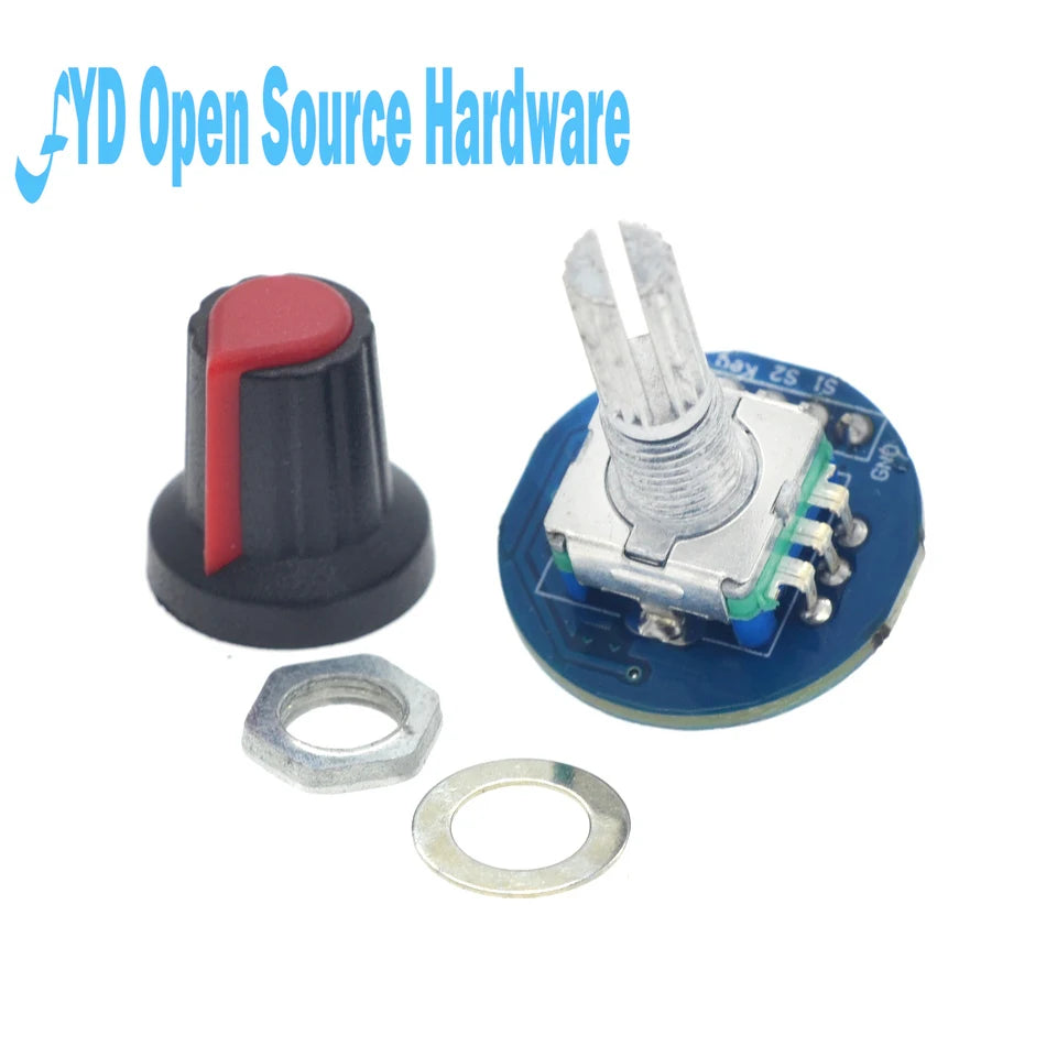 1-50pcs Digital Rotary Encoder Module with Push Button 20 PPR 5V for Arduino Car Audio DIY