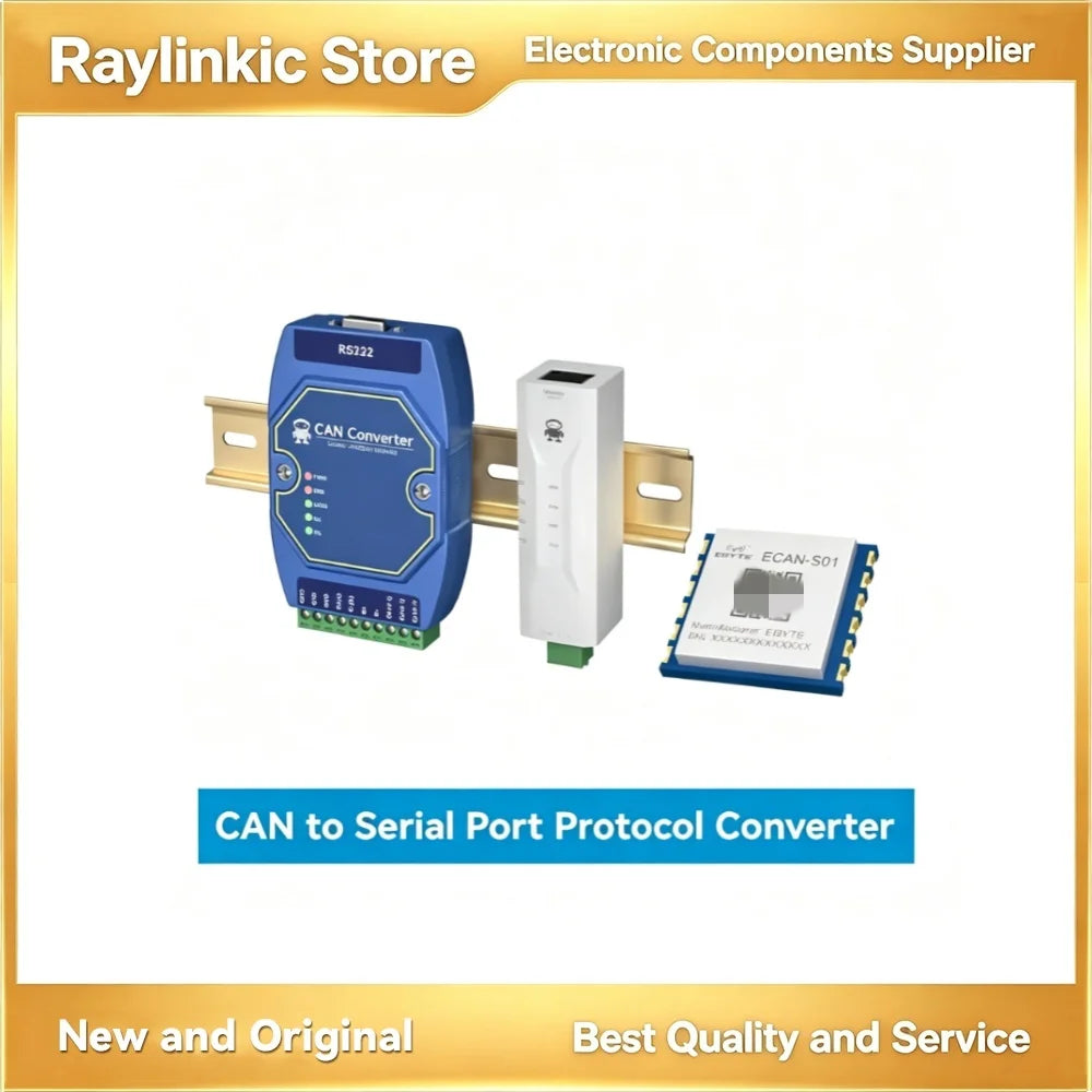 ECAN-S01 ECAN-E02 CAN Protocol Converter CAN to TTL/RS485/RS232/RS422/Ethernet/WiFi AT Command EBYTE ECAN Series Modbus TCP UDP