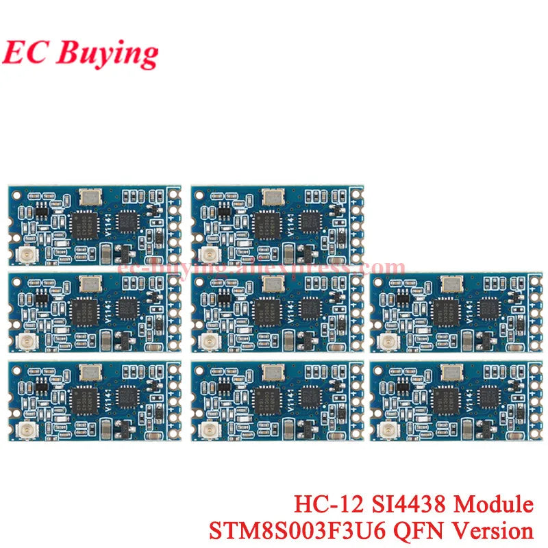 20Pcs/1pc HC-12 433Mhz SI4438 SI4463 Wireless Serial Port Module 1000m UART 3.3V/5V TTL Level With Antenna Bluetooth-compatible
