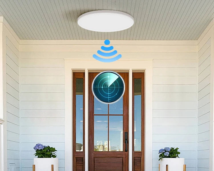 Led Ceiling Lamp With Motion Sensor 110-220V Human Infrared Smart Room Lamp 20W 40W Ceil Lamps For Entrance Balcony Corridor