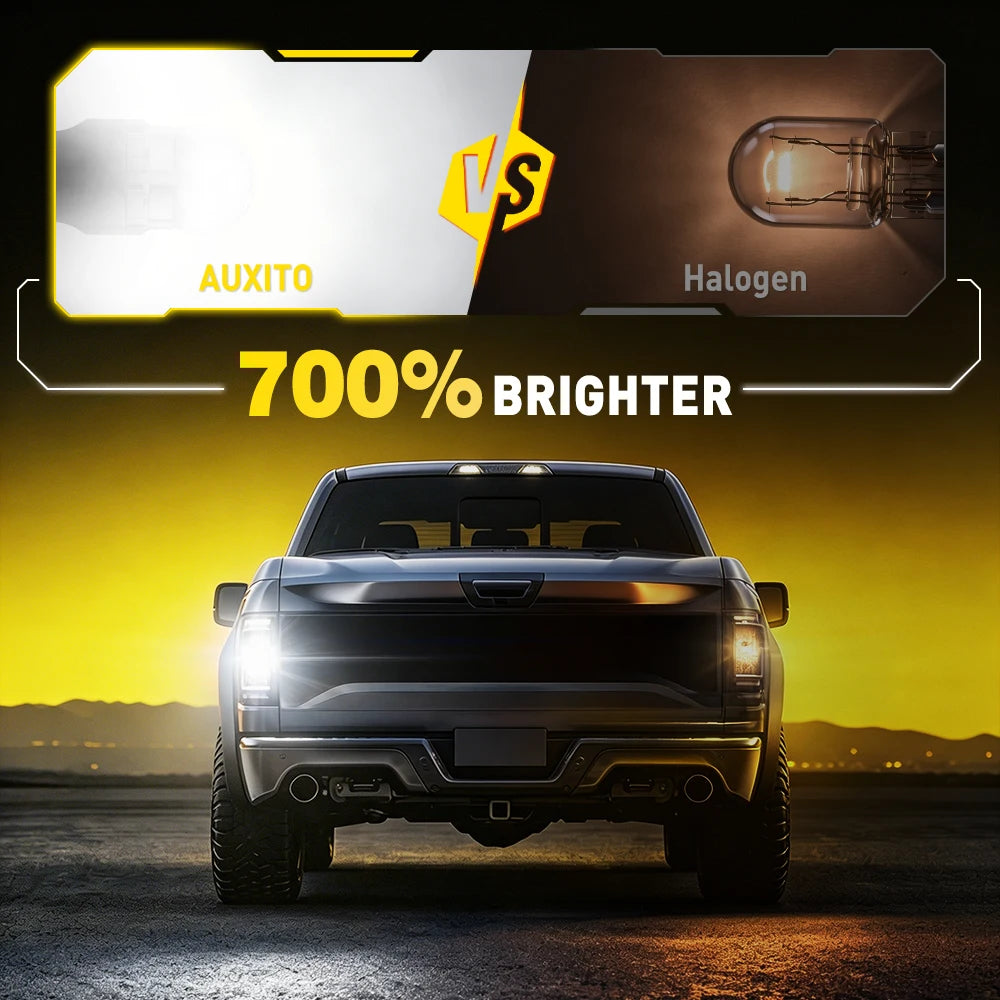 AUXITO 1156 BA15S P21W LED Canbus T20 W21/5W 7443 DRL P21/5W BAY15D 1157 T15 W16W T10 W5W LED Bulbs Reverse Stop Signal Lights