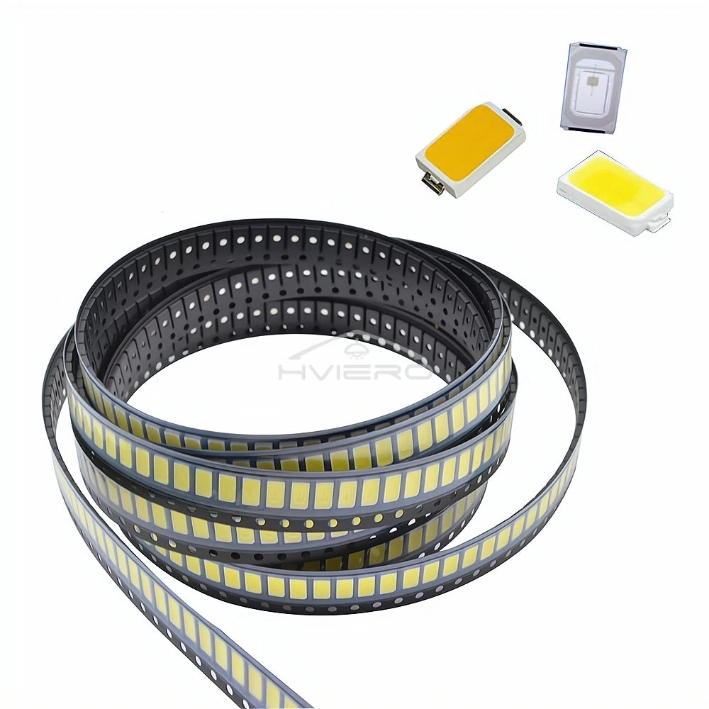 100Pcs 3.3V 2835 5730 3020 Bright Chips SMD LED Red Yellow White Blues RGB Purple Pink Light Emitting Diodes Lighting Atmosphere