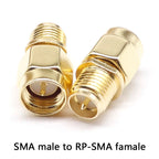 SMA to SMA Male Female RF Coaxial SMA Adapter Kit RF Coax Coupling Nut barrel Connector Converter For WIFI