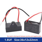 CBB61 450V Start Capacitor 1uf/1.5/1.8/2/2.5/3/4/5/6/7/8UF/10/12/15/18/20 UF Fan Ceiling Exhaust Motor Run Capacitor CBB