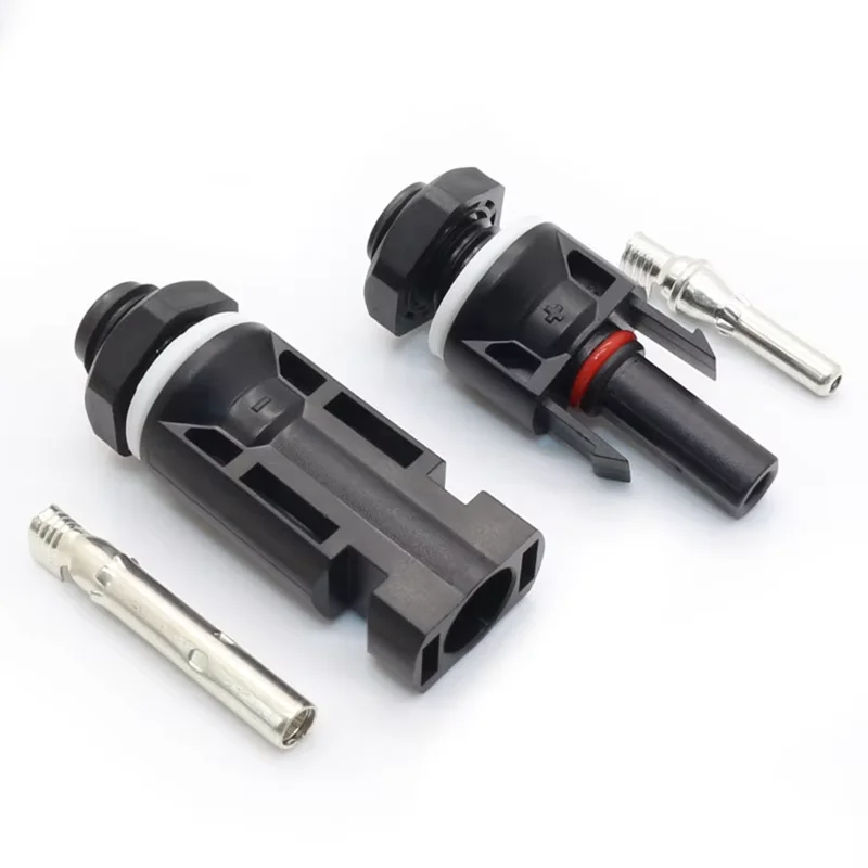 1/5/10 Pair M12 Thread Solar Male Female Connector High Quality Panel Coupler Inverter DC Combiner Box Installation connector E2