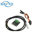 DS18B20 Temperature Sensor Module Kit Waterproof 100CM Digital Sensor Cable Stainless Steel Probe Terminal Adapter For Arduino
