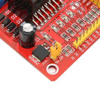 L298N Stepper Motor Driver Module 5V-35V 2A DC Motor Controller Board Compact Size Easy To Install Dual H Bridge Motor Driver