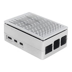 Raspberry Pi 5 ABS Case Black Silver Plastic Shell Optional PWM Cooling Fan Protection Box for Raspberry Pi 5