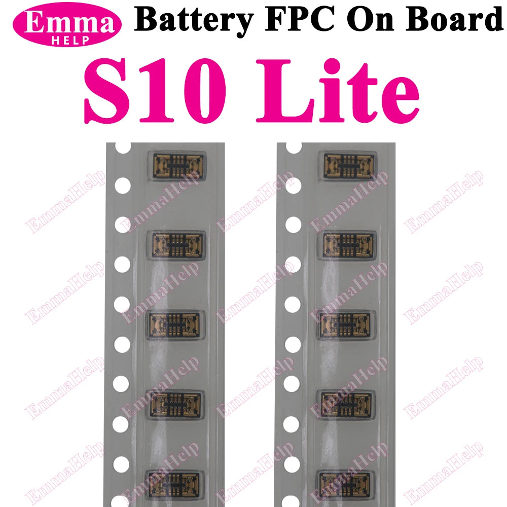 10Pcs Battery FPC Connector FPC for Samsung S24 S23 S22 S21 S20 S10 S10E Note 20 10 Plus S10 Lite On-Board Contactor Clip Plug