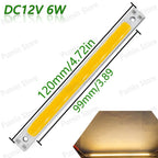 5pcs 12V COB LED Strip Light Bulb 120mm LED Chip Red Blue White Green Yellow For DIY Reading Light Staircase Kitchen Work Light