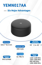 Quectel Multi-Band High-Gain 5G/GNSS Positioning 5-in-1 Combination Antenna 4G LTE MIMO GPS Dual-Band Antenna SMA 300mm Cable