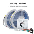 Running Water Flowing LED Strip Light WS2811 24V Horse Race Sequential LED Ribbon With RF Touch Panel Controller 10M 30M 40M Set